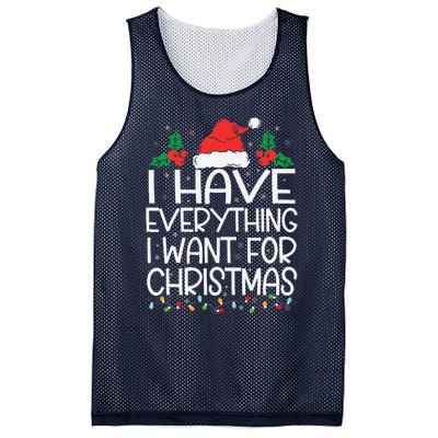 I Have Everything I Want For Christmas Its Me IM Everything Mesh Reversible Basketball Jersey Tank