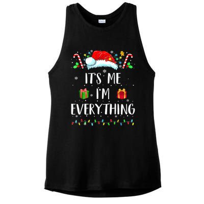 I Have Everything I Want For Christmas Its Me IM Everything Ladies PosiCharge Tri-Blend Wicking Tank