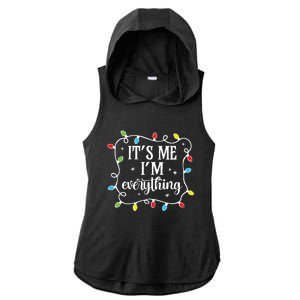 I Have Everything I Want For Christmas His And Her Christmas Ladies PosiCharge Tri-Blend Wicking Draft Hoodie Tank