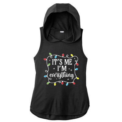 I Have Everything I Want For Christmas His And Her Christmas Ladies PosiCharge Tri-Blend Wicking Draft Hoodie Tank