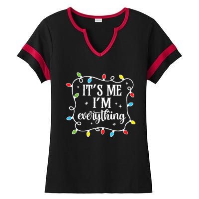 I Have Everything I Want For Christmas His And Her Christmas Ladies Halftime Notch Neck Tee