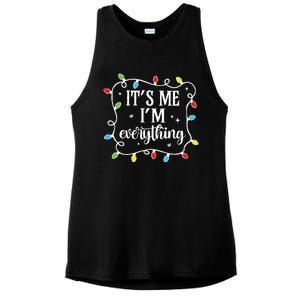 I Have Everything I Want For Christmas His And Her Christmas Ladies PosiCharge Tri-Blend Wicking Tank