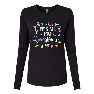 I Have Everything I Want For Christmas His And Her Christmas Womens Cotton Relaxed Long Sleeve T-Shirt