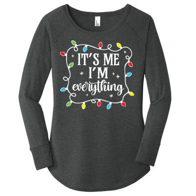 I Have Everything I Want For Christmas His And Her Christmas Women's Perfect Tri Tunic Long Sleeve Shirt