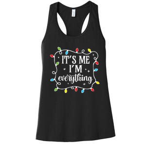 I Have Everything I Want For Christmas His And Her Christmas Women's Racerback Tank