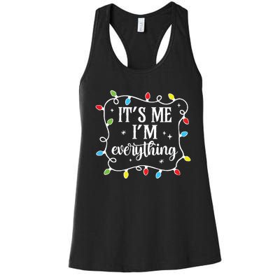 I Have Everything I Want For Christmas His And Her Christmas Women's Racerback Tank