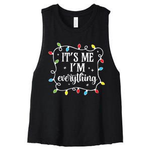 I Have Everything I Want For Christmas His And Her Christmas Women's Racerback Cropped Tank