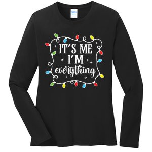 I Have Everything I Want For Christmas His And Her Christmas Ladies Long Sleeve Shirt