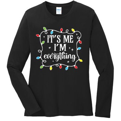 I Have Everything I Want For Christmas His And Her Christmas Ladies Long Sleeve Shirt