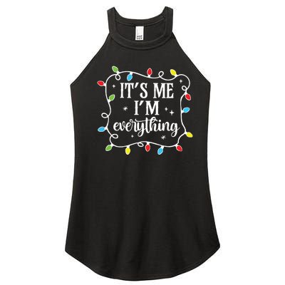 I Have Everything I Want For Christmas His And Her Christmas Women's Perfect Tri Rocker Tank