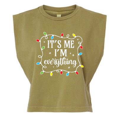 I Have Everything I Want For Christmas His And Her Christmas Garment-Dyed Women's Muscle Tee