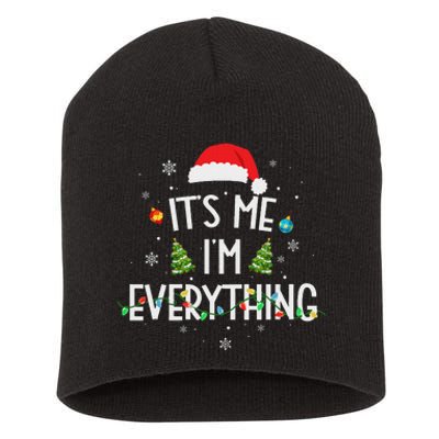 I Have Everything I Want For Christmas Its Me IM Everything Short Acrylic Beanie