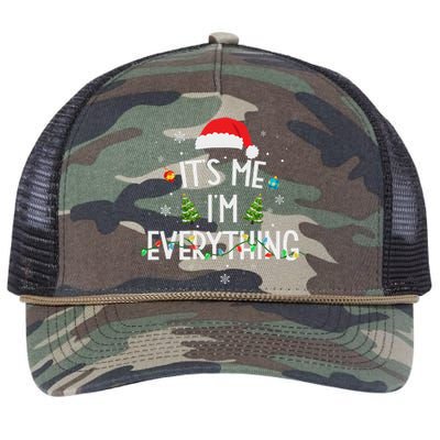 I Have Everything I Want For Christmas Its Me IM Everything Retro Rope Trucker Hat Cap