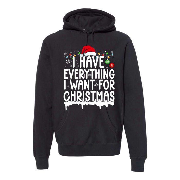 I Have Everything I Want For Christmas Its Me IM Everything Premium Hoodie