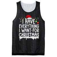 I Have Everything I Want For Christmas Its Me IM Everything Mesh Reversible Basketball Jersey Tank