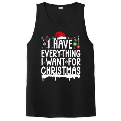 I Have Everything I Want For Christmas Its Me IM Everything PosiCharge Competitor Tank