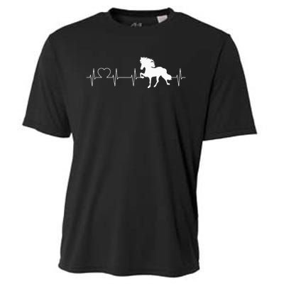 Icelandic Horse Evolution Horse funny racing Cooling Performance Crew T-Shirt