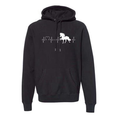 Icelandic Horse Evolution Horse funny racing Premium Hoodie