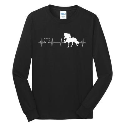 Icelandic Horse Evolution Horse funny racing Tall Long Sleeve T-Shirt