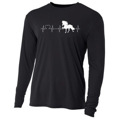 Icelandic Horse Evolution Horse funny racing Cooling Performance Long Sleeve Crew