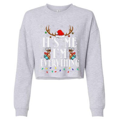 I Have Everything I Want For Christmas Its Me IM Everything Cropped Pullover Crew