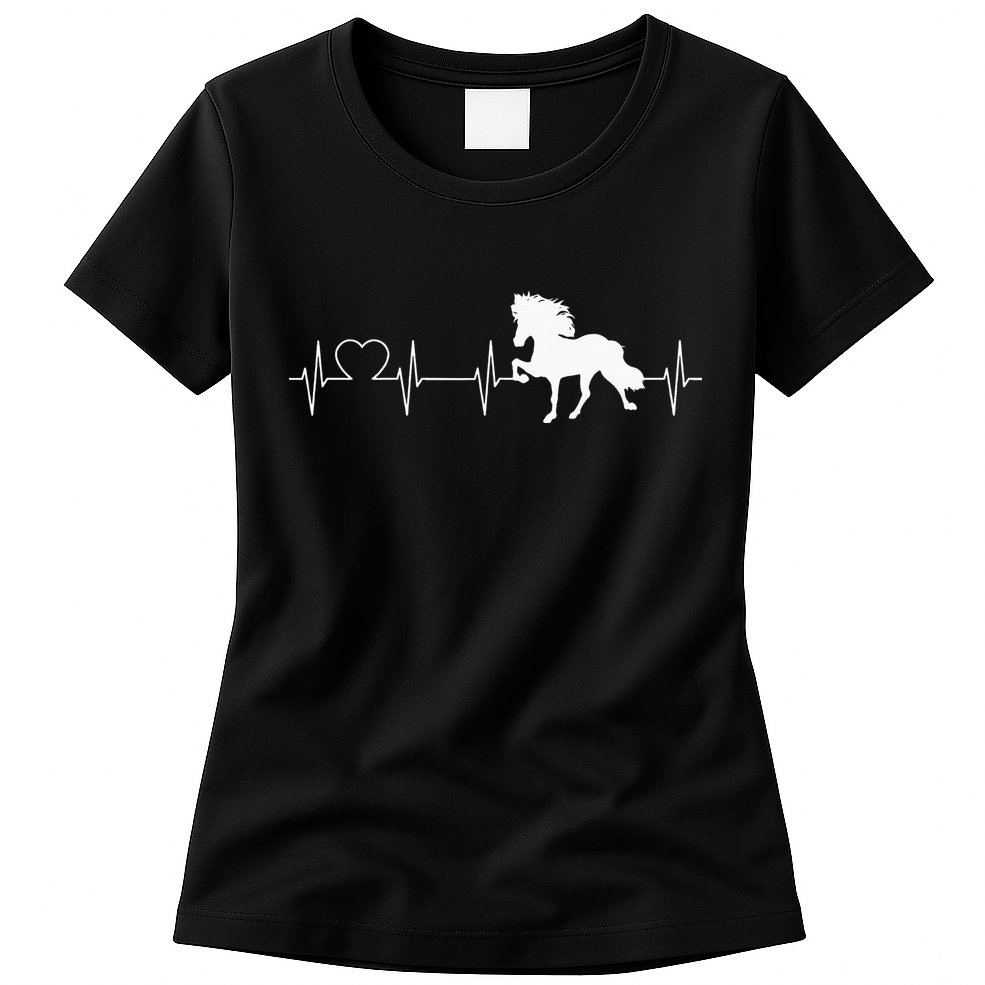 Icelandic Horse Evolution Horse Icelandic Horses Womens T-Shirt
