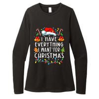 I Have Everything I Want For Christmas Its Me IM Everything Womens CVC Long Sleeve Shirt