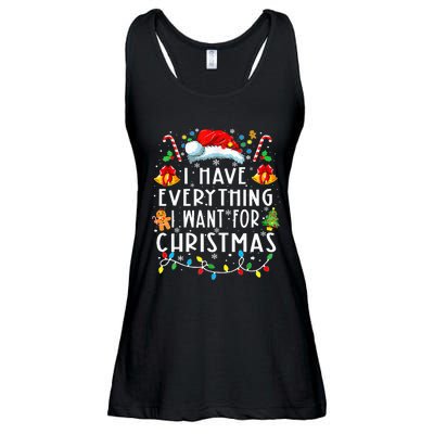 I Have Everything I Want For Christmas Its Me IM Everything Ladies Essential Flowy Tank