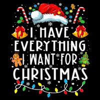 I Have Everything I Want For Christmas Its Me IM Everything Mousepad