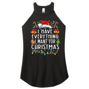 I Have Everything I Want For Christmas Its Me IM Everything Women's Perfect Tri Rocker Tank