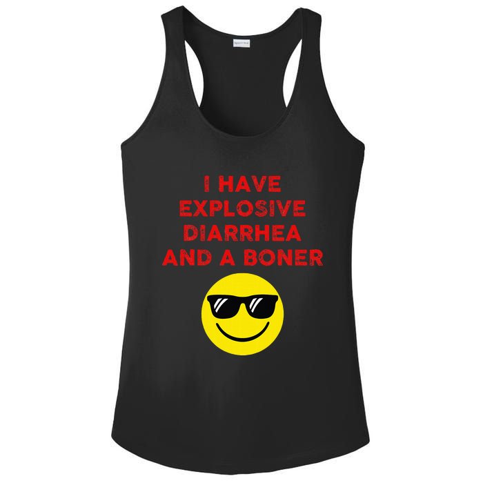 I Have Explosive Diarrhea And A Boner Ladies PosiCharge Competitor Racerback Tank