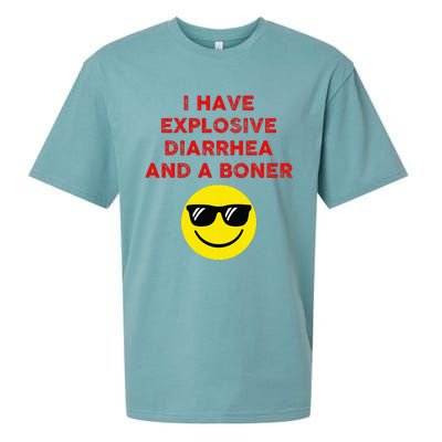 I Have Explosive Diarrhea And A Boner Sueded Cloud Jersey T-Shirt