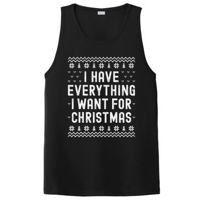 I Have Everything I Want For Christmas Its Me Im Everything PosiCharge Competitor Tank