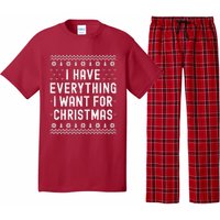 I Have Everything I Want For Christmas Its Me Im Everything Pajama Set