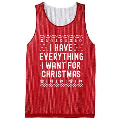 I Have Everything I Want For Christmas Its Me Im Everything Mesh Reversible Basketball Jersey Tank