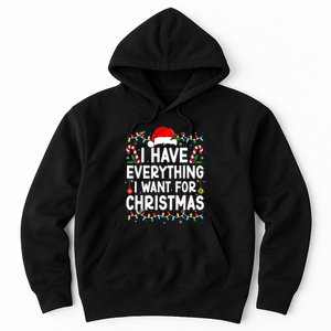 I Have Everything I Want For Christmas Its Me IM Everything Hoodie