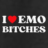 I Heart Emo Bitches Funny Quote Red Heart Emo Girl Style Tumbler