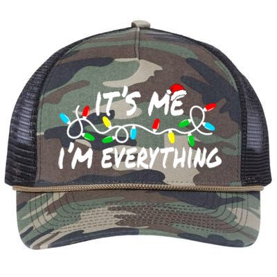 I Have Everything I Want For Christmas Its Me IM Everything Retro Rope Trucker Hat Cap