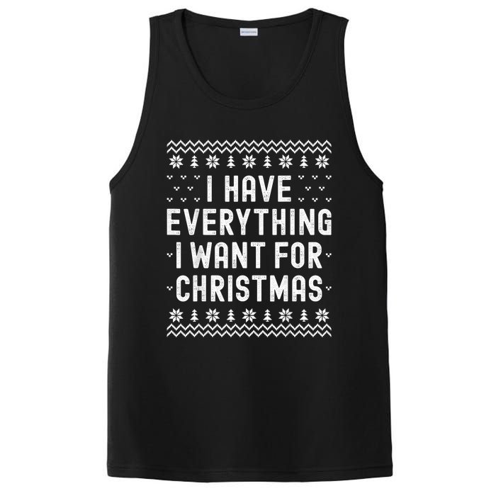 I Have Everything I Want For Christmas Its Me Im Everything PosiCharge Competitor Tank