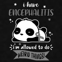 I Have Encephalitis I'm Allowed To Do Weird Things Ladies PosiCharge Tri-Blend Wicking Tank