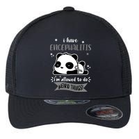 I Have Encephalitis I'm Allowed To Do Weird Things Flexfit Unipanel Trucker Cap