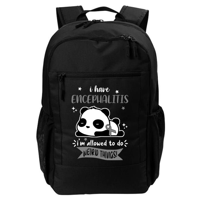 I Have Encephalitis I'm Allowed To Do Weird Things Backpack