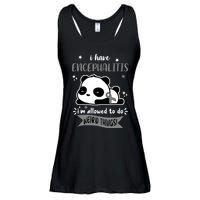 I Have Encephalitis I'm Allowed To Do Weird Things Ladies Essential Flowy Tank