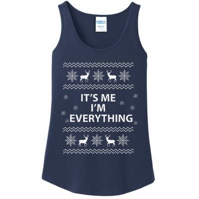 I Have Everything I Want For Christmas Its Me IM Everything Ladies Essential Tank