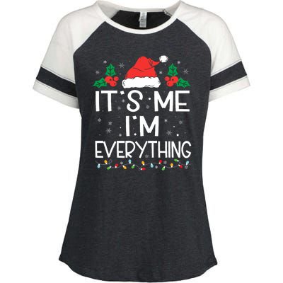 I Have Everything I Want For Christmas Its Me IM Everything Enza Ladies Jersey Colorblock Tee