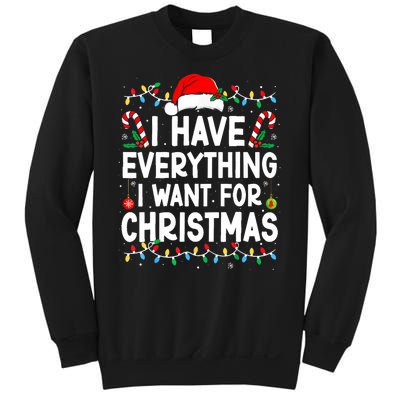 I Have Everything I Want For Christmas Its Me IM Everything Sweatshirt