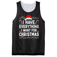 I Have Everything I Want For Christmas Its Me IM Everything Mesh Reversible Basketball Jersey Tank