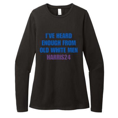 Ive Heard Enough From Old White Harris 2024 Womens CVC Long Sleeve Shirt