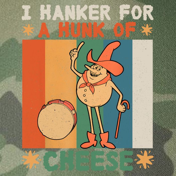 I Hanker For A Hunk Of Cheese Retro Legacy Tie Dye Trucker Hat