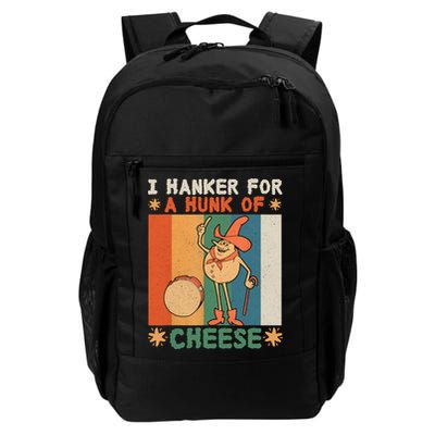 I Hanker For A Hunk Of Cheese Retro Backpack